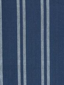 Gestreepte katoenen theedoeken Soft Tools, set van 2, 100% katoen, Blauw, B 50 x L 70 cm