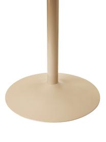 Ovale marmeren eettafel Miley, 120 x 90 cm, Tafelblad: marmer, MDF, Frame: gepoedercoat metaal, Beige, B 120  x D 90 cm