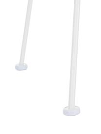 Sedia intrecciata Costa 2 pz, Seduta: intreccio in polietilene, Struttura: metallo verniciato a polv, Marrone chiaro, bianco, Larg. 47 x Prof. 61 cm