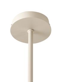 Große Pendelleuchte Cassandra, Lampenschirm: Metall, pulverbeschichtet, Baldachin: Metall, pulverbeschichtet, Beige, matt, B 143 x H 73 cm