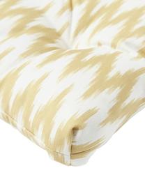 Outdoor-Sitzkissen Maillot mit Ikat Muster, 100 % Acryl

Das in diesem Produkt verwendete Material ist schadstoffgeprüft und zertifiziert nach STANDARD 100 by OEKO-TEX®, 2016OK0494, Gelb, B 40 x L 40 cm