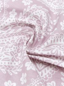 Taies d'oreiller lilas en coton bio renforcé paisley Manon, 2 pièces, Lilas, larg. 50 x long. 70 cm (2 pièces)