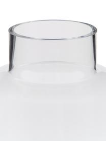Jarrón artesanal de vidrio Lotta, estilo clásico, Vidrio, Transparente, Ø 18 x Al 25 cm
