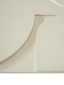 Decoración de pared Massimo, 4 uds., Tablero de fibras de densidad media (MDF), Beige, blanco crema, An 80 x Al 80 cm