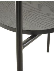 Holzstühle Nadja, 2 Stück, Sitzfläche: Sperrholz mit Eschenholzf, Beine: Metall, pulverbeschichtet, Schwarz, B 50 x T 53 cm