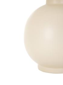 Lampada da tavolo in ceramica con paralume plissettato Vivid, Paralume: 100% cotone, Base della lampada: ceramica, Beige, Ø 36 x Alt. 40 cm