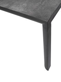 Stół ogrodowy Mason, Stelaż: aluminium malowane proszk, Blat: ceramika, Antracytowy, S 220 x G 100 cm