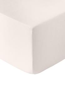 Boxspring hoeslaken Biba, flanel, Weeftechniek: flanel Flanel is een knuf, Beige, B 90 x L 200 cm, H 35 cm