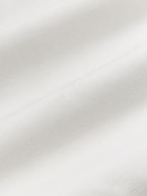 Housse de coussin en coton à pompons Adrian, Blanc crème, larg. 30 x long. 50 cm