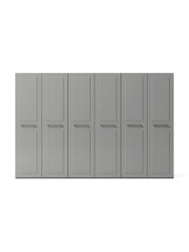 Modulaire draaideurkast Charlotte, 300 cm breed, meerdere varianten, Grijs, Basis interieur, hoogte 200 cm