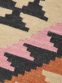 Ręcznie tkany dywan kilim z wełny Zenda, 100% wełna, Wielobarwny, S 155 x D 240 cm (Rozmiar M)