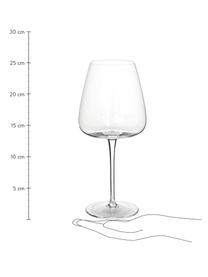 Verre à vin rouge soufflé bouche Ellery, 4 pièces, Verre, Transparent, Ø 11 x haut. 23 cm