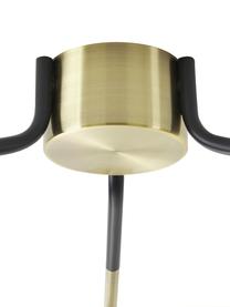 Lampada da soffito grande di design Guna, Baldacchino: metallo verniciato a polv, Nero, ottonato, Ø 76 x Alt. 25 cm