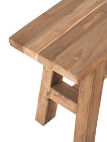 Ławka z drewna tekowego Lawas, Drewno tekowe pochodzące z recyklingu, Drewno tekowe, S 180 x W 45 cm