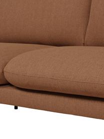 Canapé 2 places avec pieds en métal Moby, Tissu nougat, larg. 170 x prof. 95 cm