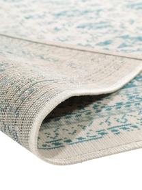 In- & Outdoor-Teppich Antique im Vintage Style, 100% Polypropylen, Beige, Blau, B 80 x L 150 cm (Größe XS)