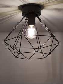 Stropná lampa Tarbes, Čierna, Ø 33 x V 28 cm