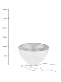 Ręcznie wykonana miska Nordic Sand, 4 szt., Kamionka, Odcienie szarego, odcienie beżowego, Ø 17 x W 8 cm