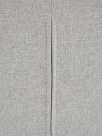 Fauteuil Kalia in lichtgrijs, Bekleding: 100% polyester, Poten: beukenhout, Frame: metaal, Geweven stof lichtgrijs, 78 x 80 cm