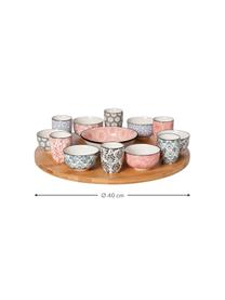 Set da portata con tagliere e ciotole Delirio 14 pz,, Bianco, multicolore, Set in varie misure