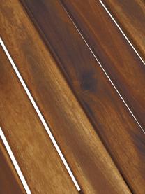 Tavolo da giardino in legno di acacia Bo, 100 x 60 cm, Struttura: legno di acacia massiccio, Legno scuro, Larg. 100 x Prof. 60 cm