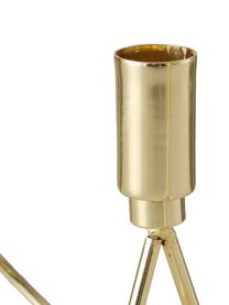 Großer Kerzenhalter Tapino, Metall, pulverbeschichtet, Goldfarben, 39 x 13 cm