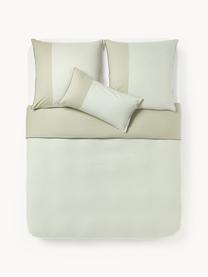 Copripiumino in cotone Harvey, 100% cotone
Densità dei fili 144 TC, qualità standard

La biancheria da letto in cotone è piacevolmente morbida sulla pelle, assorbe bene l'umidità ed è adatta per chi soffre di allergie

Il materiale utilizzato in questo prodotto è stato testato per sostanze nocive e certificato secondo STANDARD 100 by OEKO-TEX® (10817CIT, CITEVE)., Tonalità verdi, Larg. 200 x Lung. 200 cm