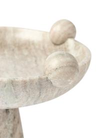 Dekoschale Bonnie aus Marmor, Marmor, Braun, marmoriert, Ø 27 x H 14 cm