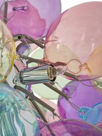 Hanglamp met glazen bollen Gross, Baldakijn: gecoat metaal, Meerkleurig, Ø 50 cm