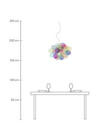 Lámpara de techo Gross, Fijación: níquel cromado, Anclaje: metal recubierto, Cable: plástico, Multicolor, Ø 50 cm