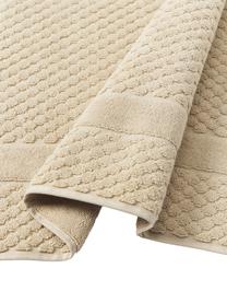 Badematte Katharina mit Wabenmuster, Beige, B 50 x L 70 cm