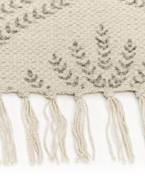 Vlak geweven katoenen vloerkleed Klara met franjes, 100% katoen

Het in dit product gebruikte materiaal is getest op schadelijke stoffen en gecertificeerd volgens STANDAARD 100 door OEKO-TEX®, HOHENSTEIN HTTI, 21.HIN.90042., Beige, B 50 x L 80 cm (maat XXS)