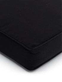 Hohes Sitzkissen Zoey, 2 Stück, Bezug: 100% Baumwolle, Schwarz, B 40 x L 40 cm