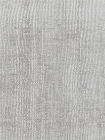Handgewebter Viskoseteppich Jane, Flor: 100 % Viskose, Silbergrau, B 160 x L 230 cm (Größe M)