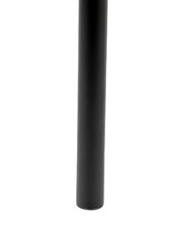 Barkruk Jort met Weens vlechtwerk, Zitvlak: rotan, Frame: massief berkenhout, gelak, Poten: gepoedercoat staal, Zwart, beige, B 47 x H 106 cm