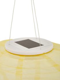 Lampada solare a sospensione Festival, Paralume: poliestere, Dorato, scintillante, Ø 35 x Alt. 19 cm