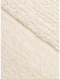 Tappeto in lana beige tessuto a mano con effetto alto-basso Anica, Beige, Larg. 80 x Lung. 150 cm (taglia XS)