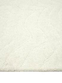 Wollläufer Aaron, handgetuftet, Flor: 100 % Wolle, Cremeweiß, B 80 x L 300 cm