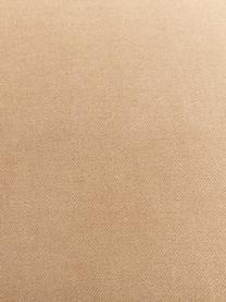Federa arredo in velluto marrone chiaro Dana, 100% velluto di cotone, Marrone, Larg. 50 x Lung. 50 cm