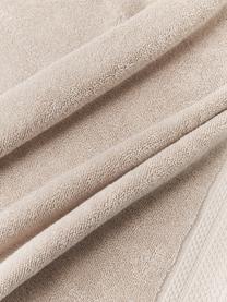 Handtuch Premium aus Bio-Baumwolle in verschiedenen Größen, 100 % Bio-Baumwolle, GOTS-zertifiziert (von GCL International, GCL-300517)
 Schwere Qualität, 600 g/m², Hellbeige, Handtuch, B 50 x L 100 cm