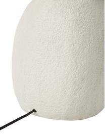 Vloerlamp Chakra, Lampenkap: opaalglas, Lampvoet: kunsthars, Grijstinten, B 27 x H 119 cm