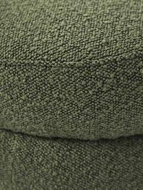 Taburete tapizado en tejido bouclé Alto, Tapizado: tejido bouclé (100% polié, Estructura: madera de pino maciza, ma, Bouclé verde, Ø 42 x Al 47 cm