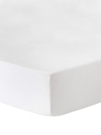 Topper-Spannbettlaken Biba, Flanell, Webart: Flanell Flanell ist ein k, Weiß, B 90 x L 200 cm