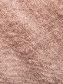 Alfombra artesanal de viscosa Jane, Parte superior: 100% viscosa, Reverso: 100% algodón El material , Terracota, An 160 x L 230 cm (Tamaño M)