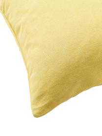 Funda de cojín bordada Pritha, 100% algodón, Amarillo, An 45 x L 45 cm