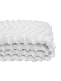 Couvre-lit blanc naturel à motifs tuftés Felia, 100 % coton, Blanc, larg. 160 x long. 200 cm (pour lits jusqu'à 120 x 200 cm)