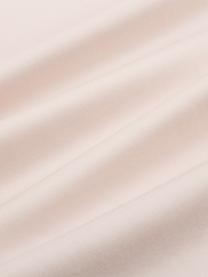 Pościel z organicznej satyny bawełnianej z lamówką Premium, Blady różowy, 200 x 200 cm + 2 poduszki 80 x 80 cm