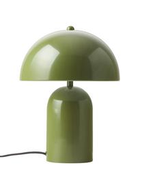 Lampa stołowa w stylu retro Walter, Zielony, błyszczący, Ø 25 x W 34 cm