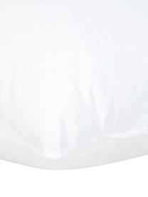 Sada povlaků na polštáře z bavlněného perkálu Mr&Mrs, 2 díly, Bílá, černá, Š 40 cm, D 80 cm