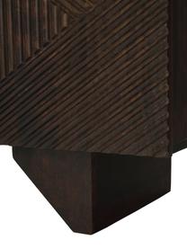 Szafka niska z litego drewna mangowego Louis, Drewno mangowe, S 180 x W 55 cm